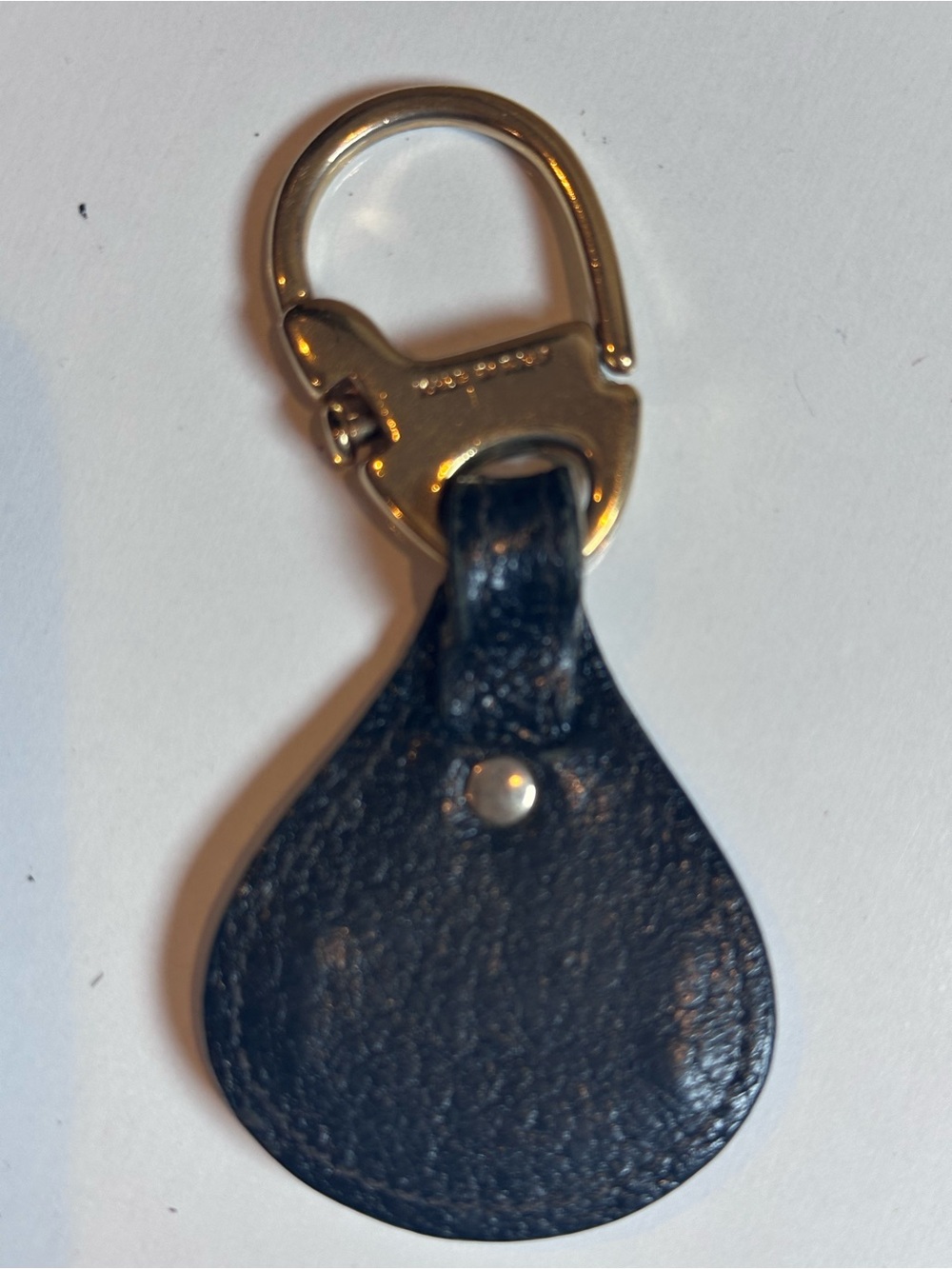 Vintage Gucci Double G Gold x Brown Leather Charm Keychain
Accessory - Picture 2 of 6